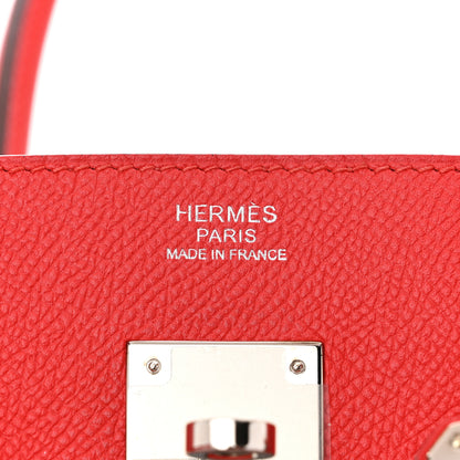 Hermes Epsom Birkin 30 Rouge Tomate 6 of 10