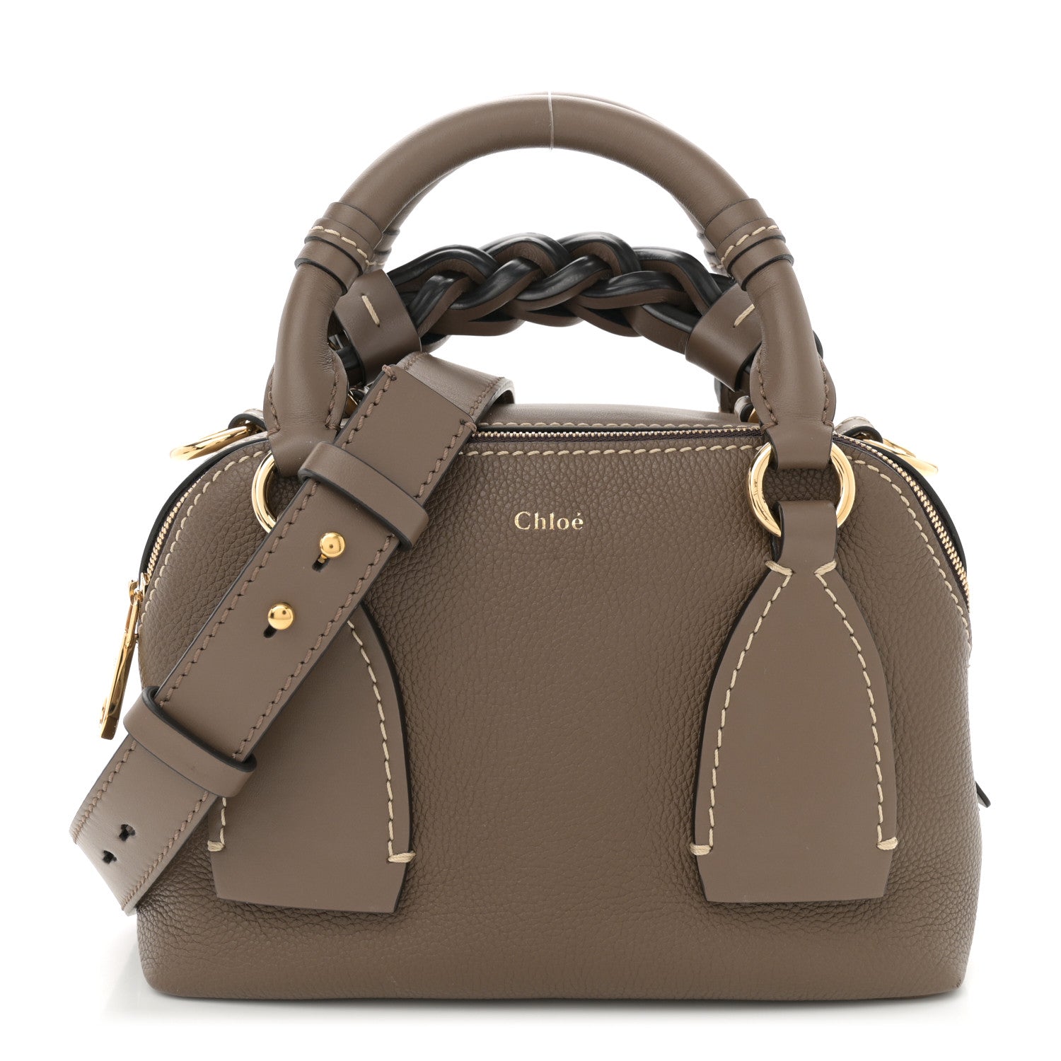 Chloe Calfskin Small Daria Army Green 1 of 9