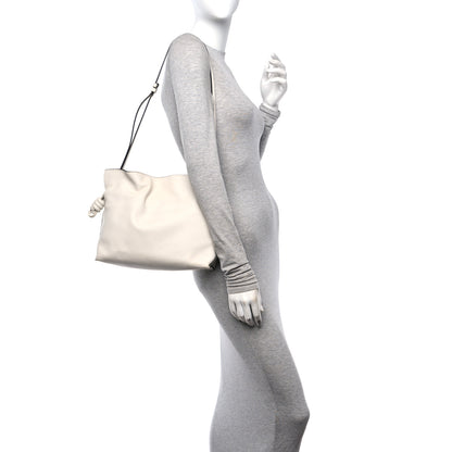 Loewe Calfskin Small Flamenco Knot Bag Soft White 2 of 12