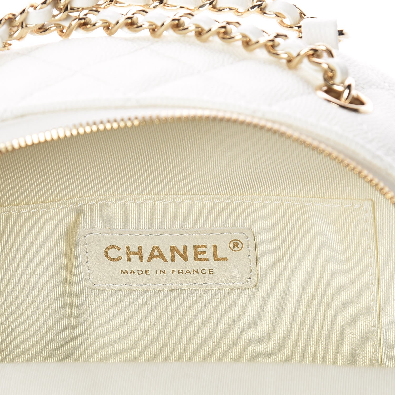 Chanel Caviar Quilted Small CC Day Backpack White 6 of 9
