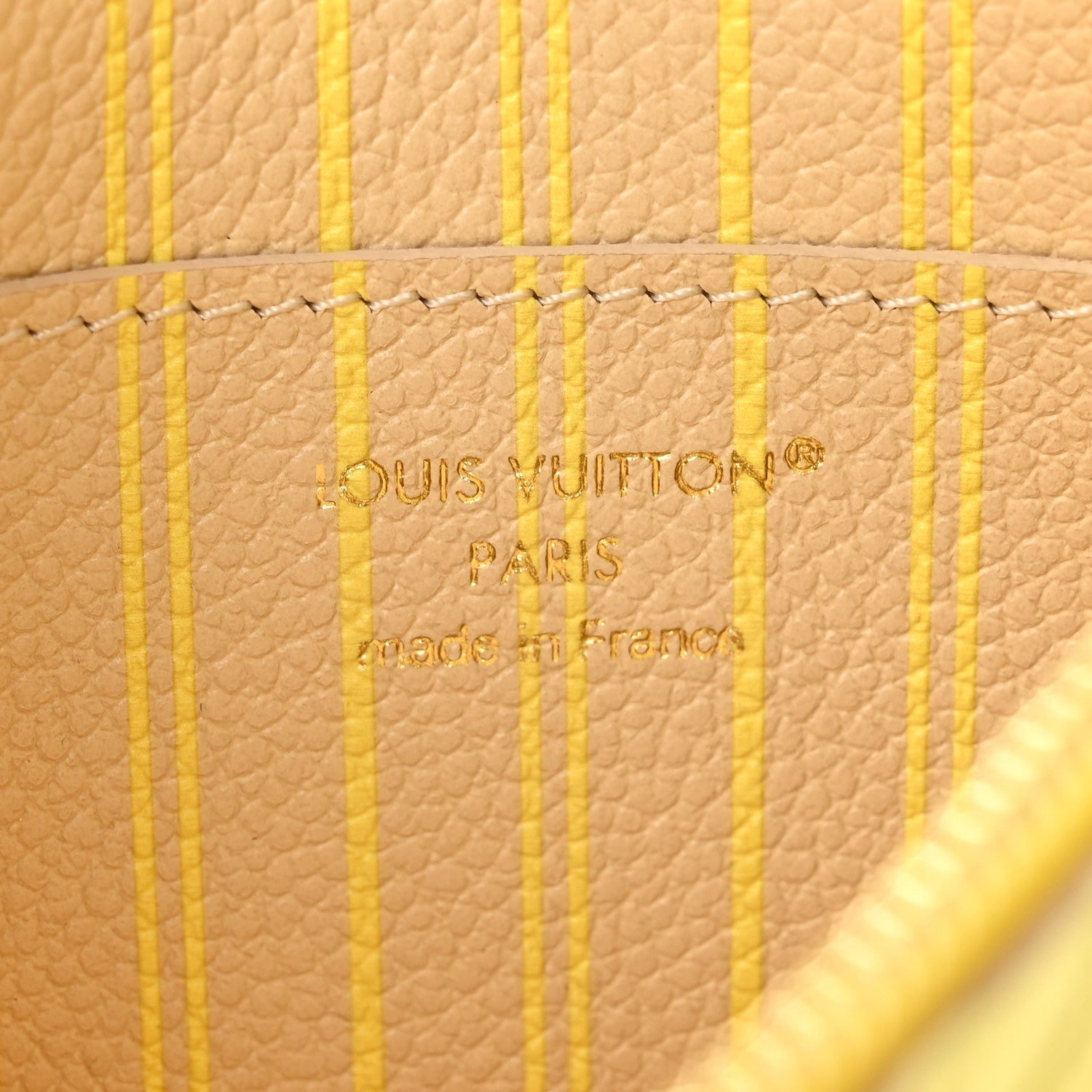 Louis Vuitton Empreinte Monogram Key Pouch S Sunflower Yellow 6 of 7
