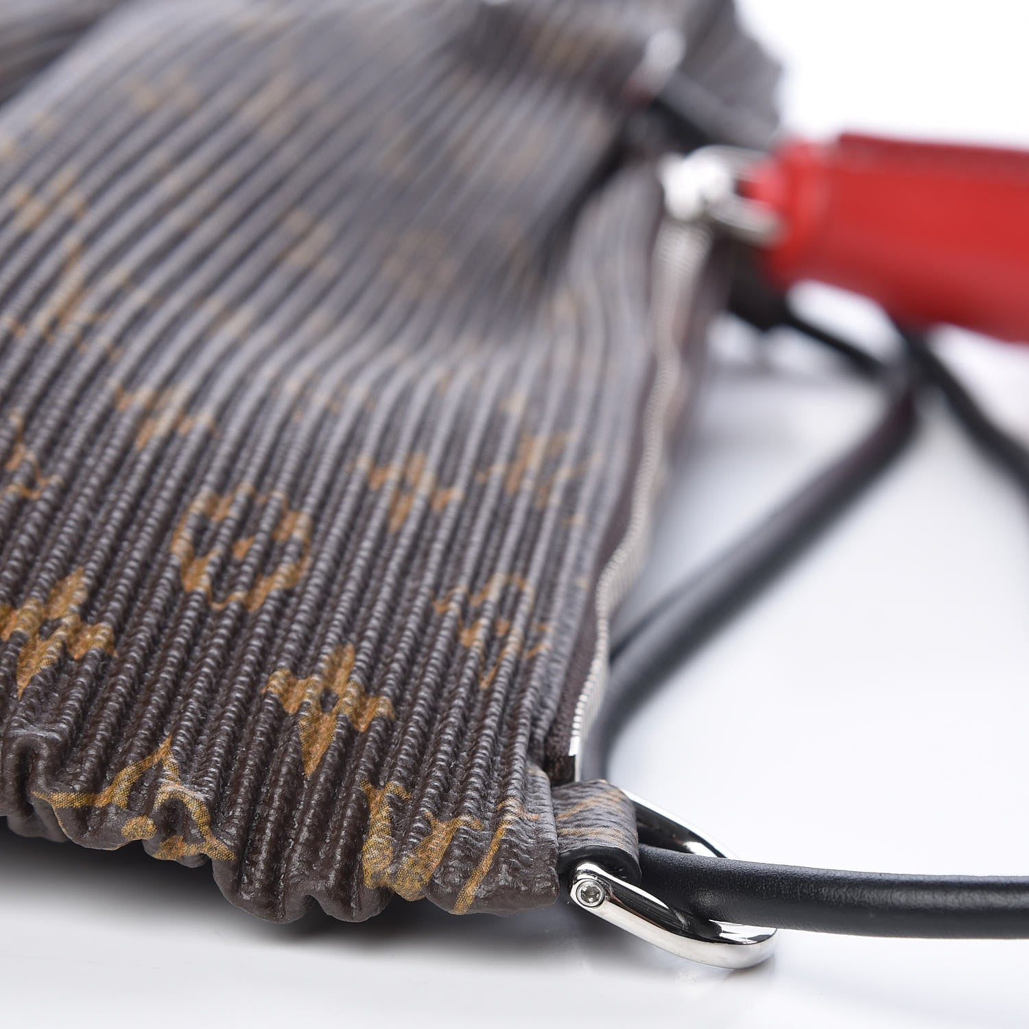 Louis Vuitton Monogram Canvas Pleated Explorer Bag PM 8 of 8