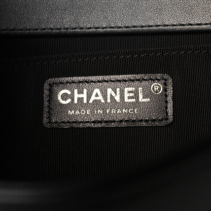 Chanel Fur Calfskin Medium Boy Flap Black 6 of 11