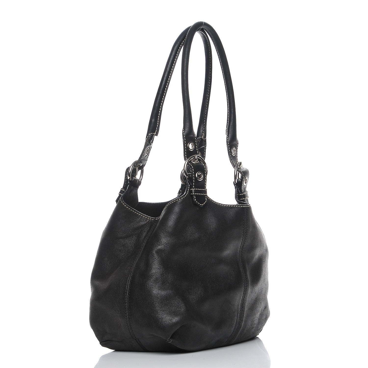 Prada Nappa Small Shoulder Bag Nero Black 3 of 7