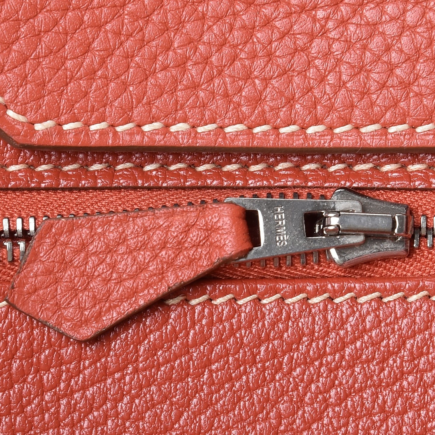 Taurillon Clemence Birkin 35 Sanguine