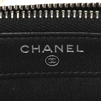 Chanel Lambskin Chevron Quilted Studded Clutch With Chain Black 9 of 13
