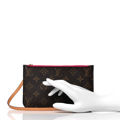 Louis Vuitton Monogram Neverfull PM Pochette Pivoine 2 of 8