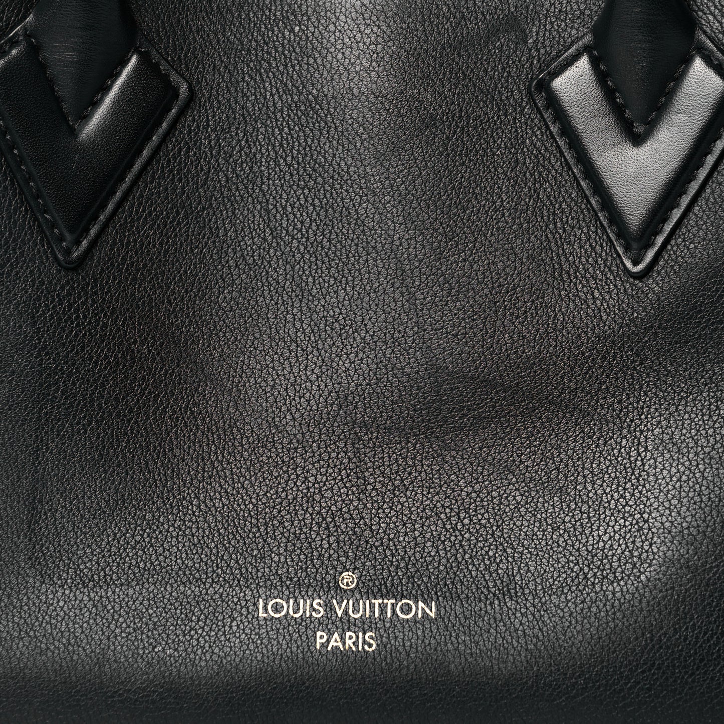 Calfskin Monogram Tufting On My Side Black