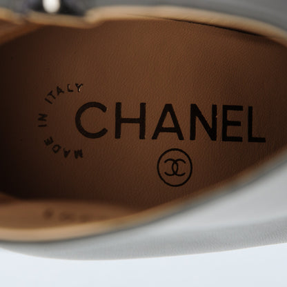 Chanel Lambskin Short Boots 38.5 Dark Grey 10 of 10