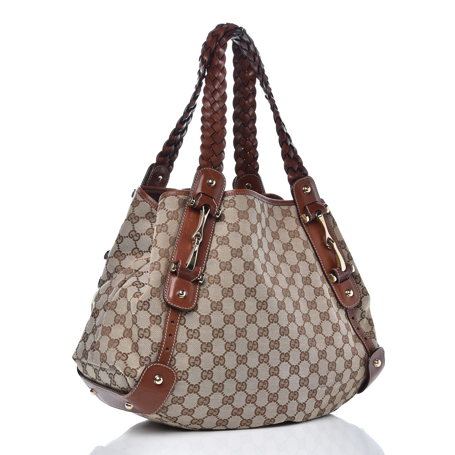 Gucci Monogram Medium Pelham Shoulder Bag Brown 3 of 9