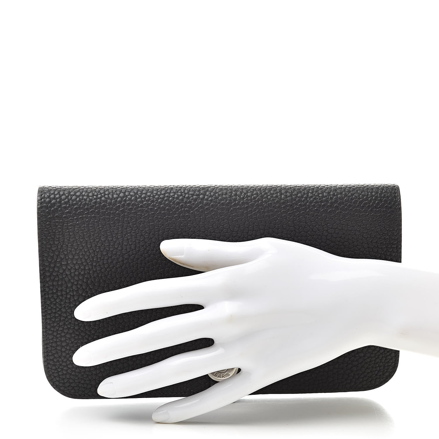 Hermes Togo Dogon Duo Wallet Black 2 of 12