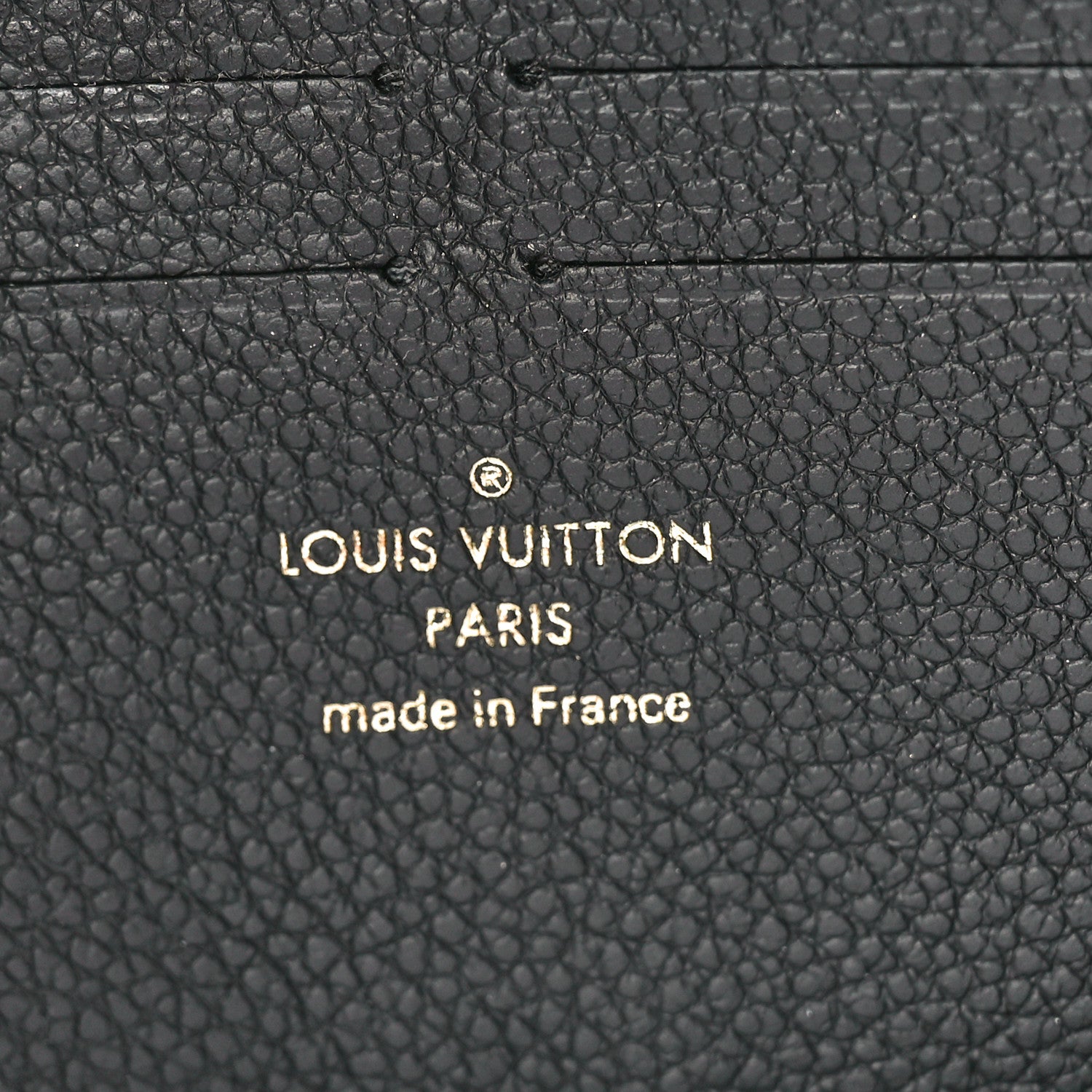 Louis Vuitton Empreinte Clemence Wallet Black 6 of 7