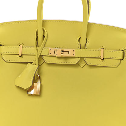Hermes Swift Birkin 25 Lime 14 of 21