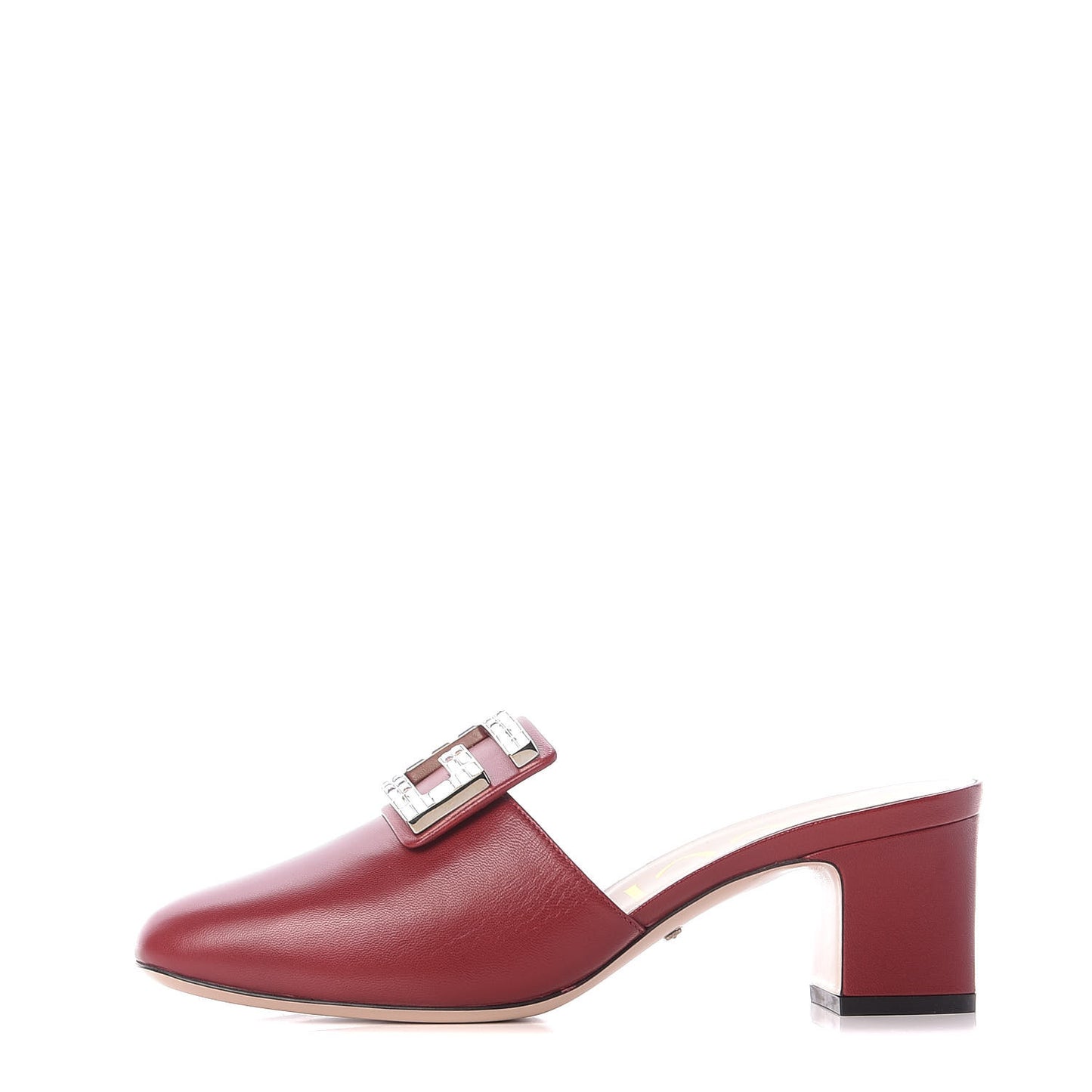 Malaga Kid Crystal Square G Madelyn Mules 38 Romantic Cerise