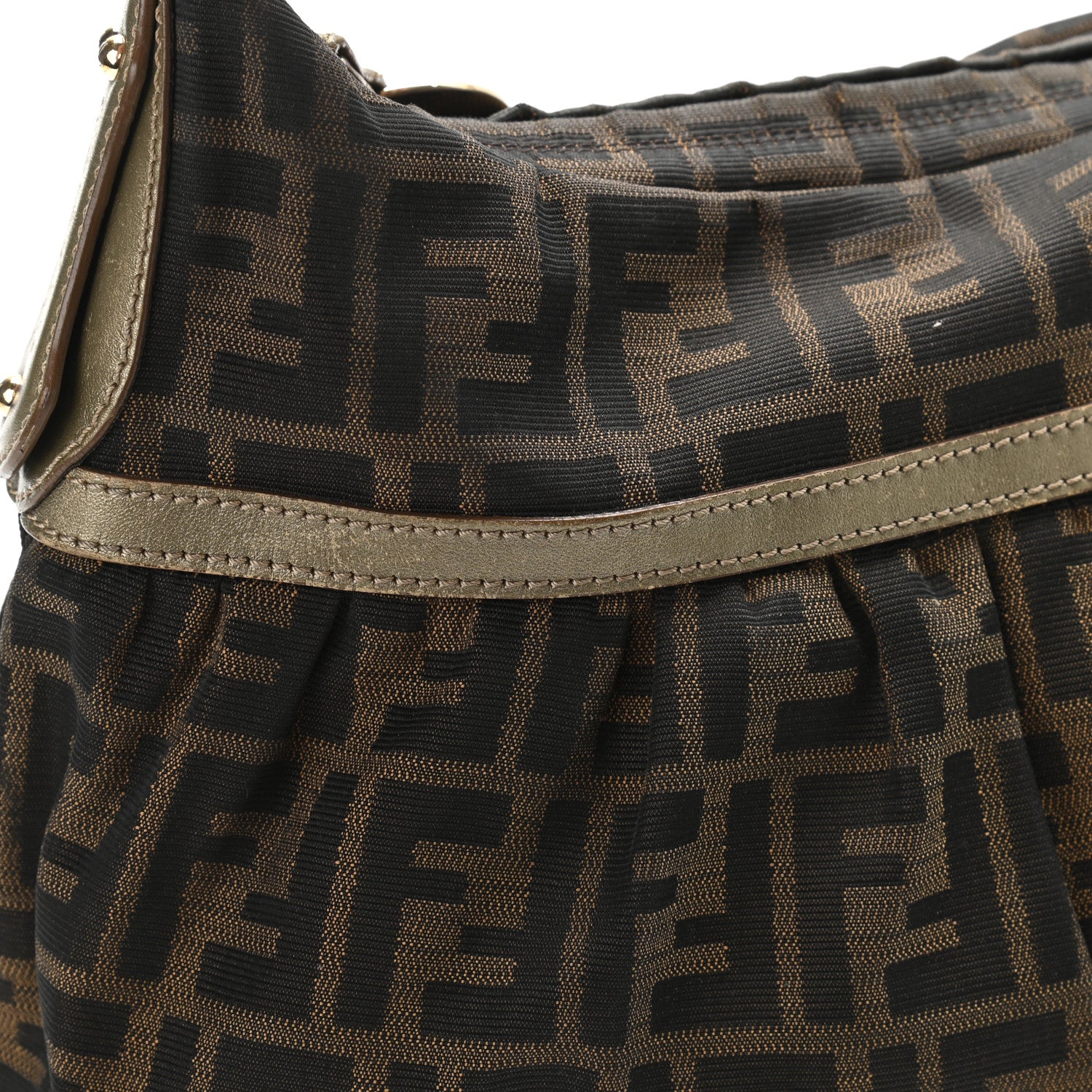 Fendi Zucca Chef Hobo Tobacco Gold 11 of 16
