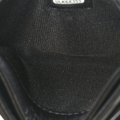 Chanel Aged Calfskin Quilted Reissue Card Holder So Black 5 of 10