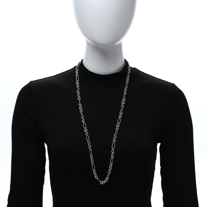 David Yurman DAVID YURMAN Sterling Silver 18K Yellow Gold Figaro Chain Link Necklace 2 of 4