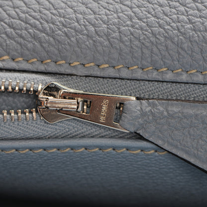 Hermes Togo Shoulder Kelly 40 Bleu Lin 18 of 23