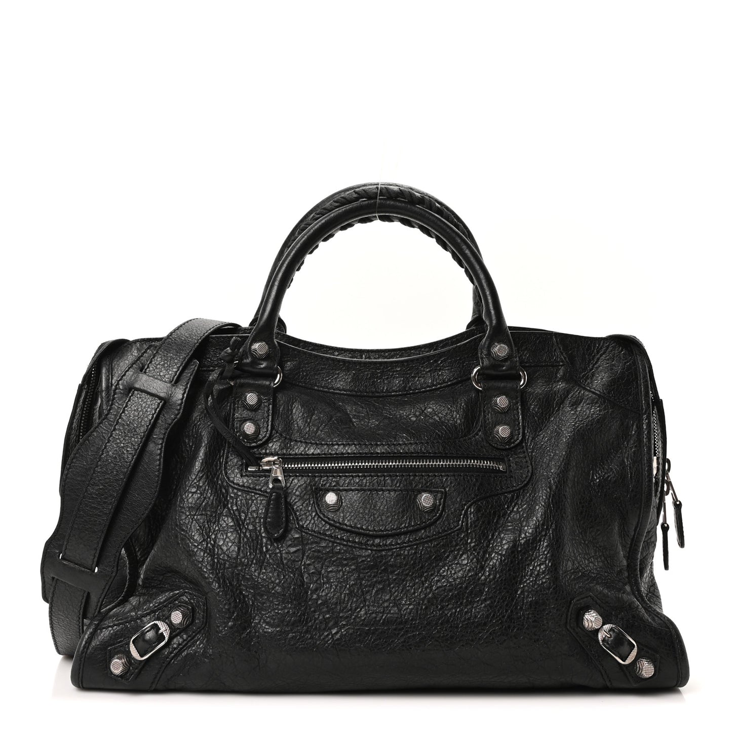 Agneau Giant 12 Silver Hardware City Black