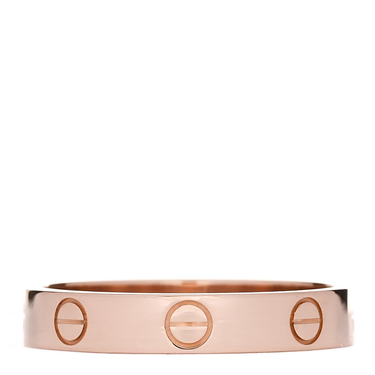 Cartier 18K Pink Gold 3.5mm LOVE Wedding Band Ring 57 8 3 of 4