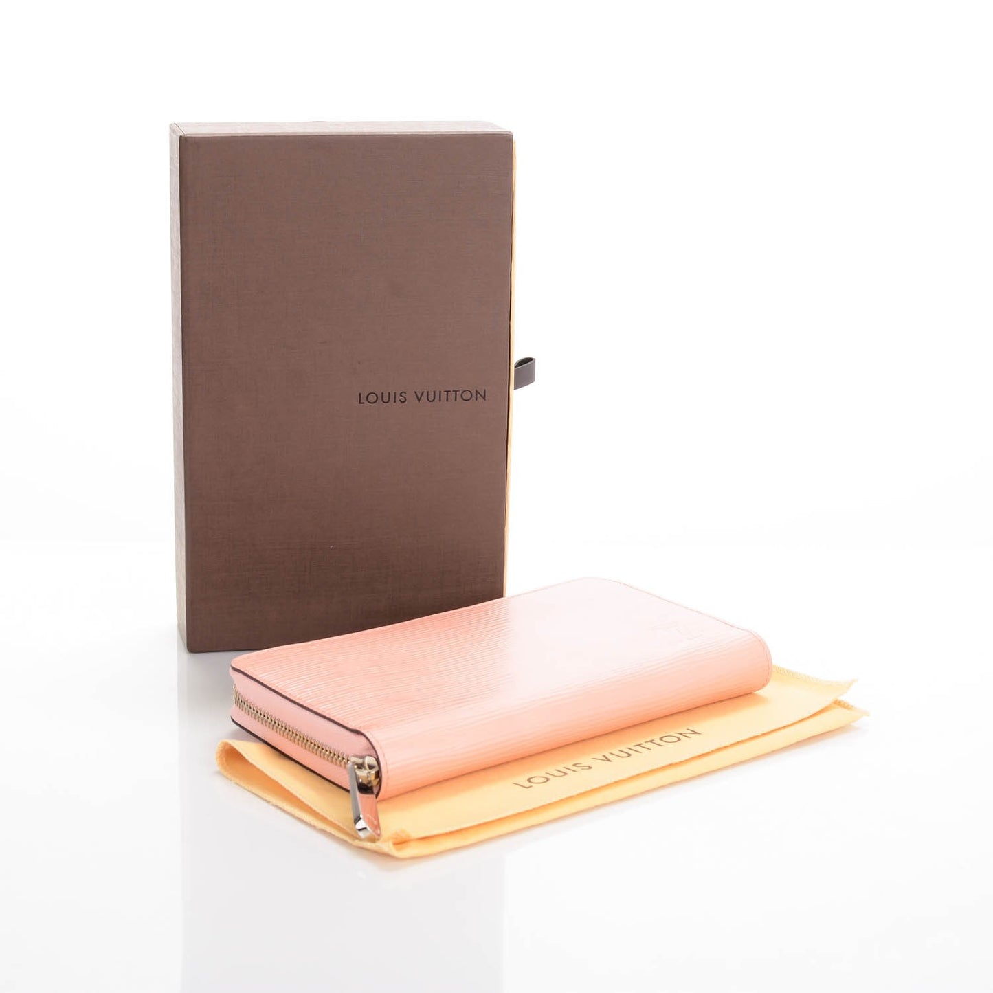 Epi Zippy Wallet Rose Nacre
