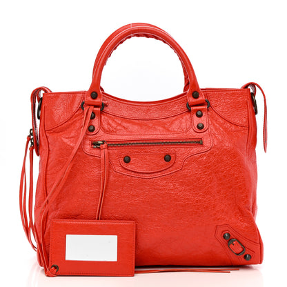 Balenciaga Agneau Classic Hardware Velo Rouge Coquelicot Rouge Braise 3 of 11