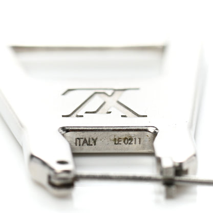 Louis Vuitton Zip Earrings Silver 4 of 5