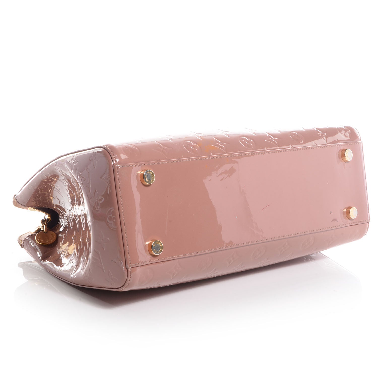 Louis Vuitton Vernis Brea MM Rose Velours 4 of 9