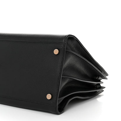 Saint Laurent Grained Calfskin Large Souple Sac De Jour Black 10 of 10