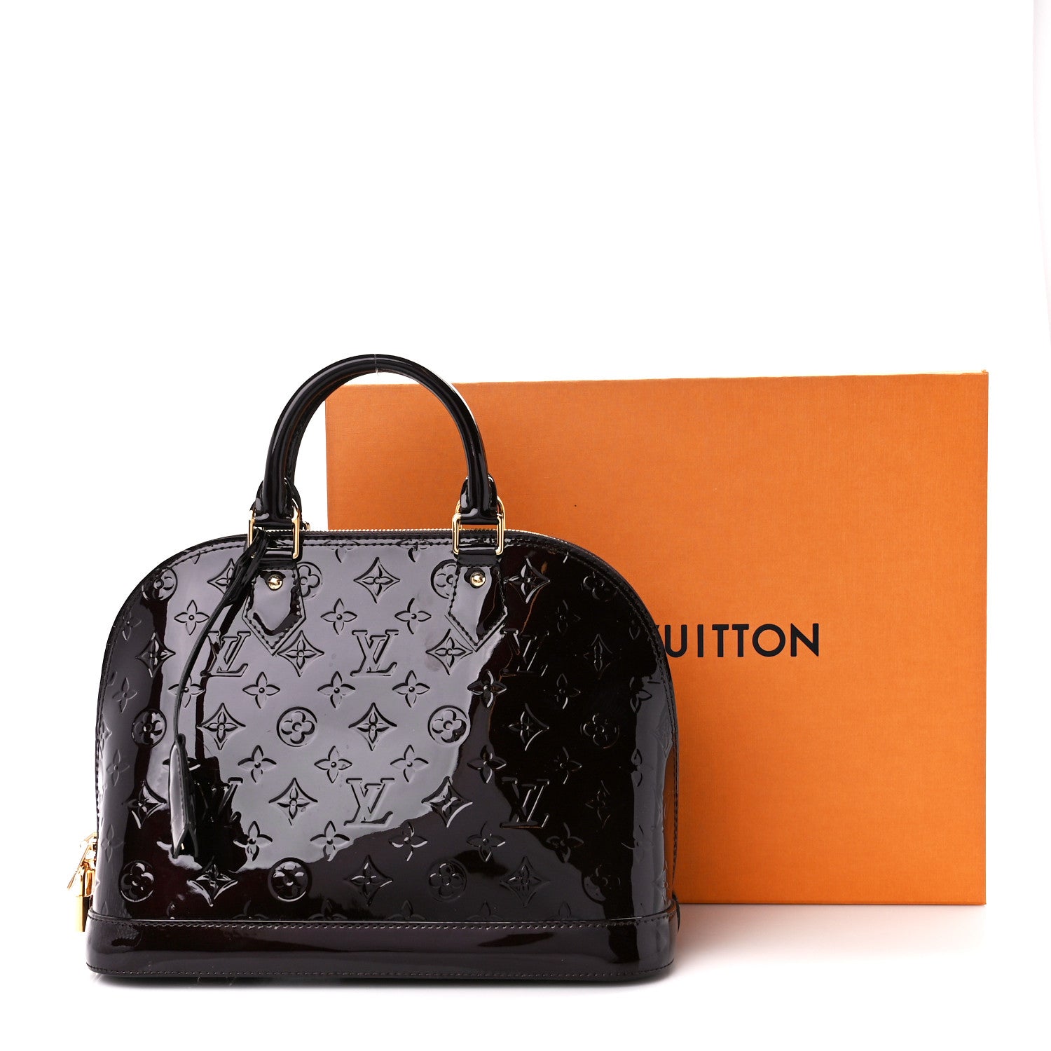 Louis Vuitton Vernis Alma PM Amarante 13 of 14