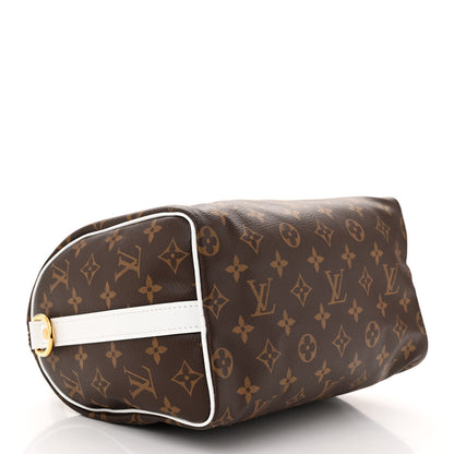 Louis Vuitton Monogram LV Match Speedy Bandouliere 25 White 4 of 10
