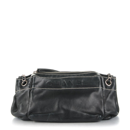 Chanel Lambskin Lax Accordion Hobo Black 1 of 9