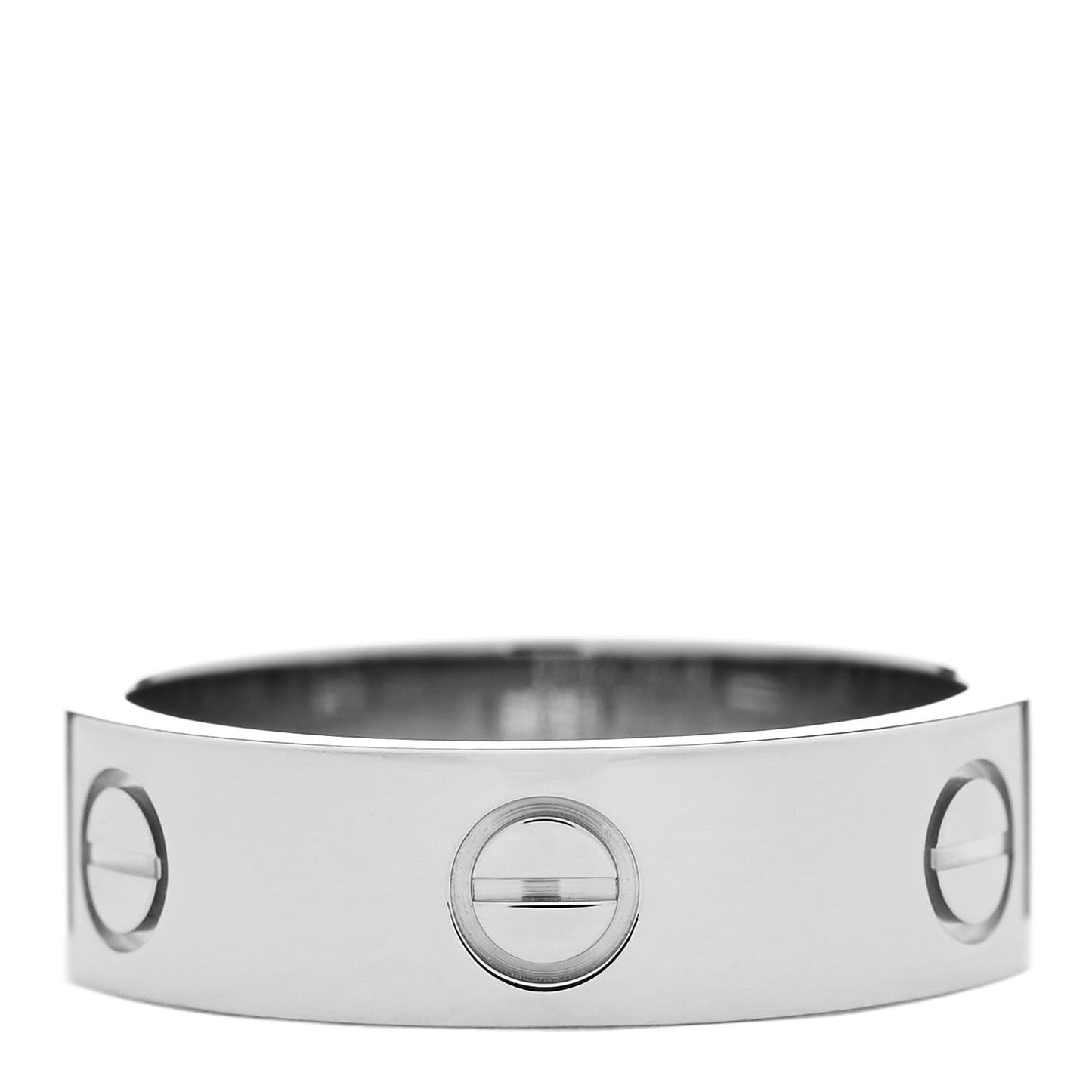 18K White Gold 6mm LOVE Ring 57 8