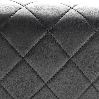 Chanel Lambskin Quilted Resin Bi-Color Chain Flap Bag Black 12 of 13