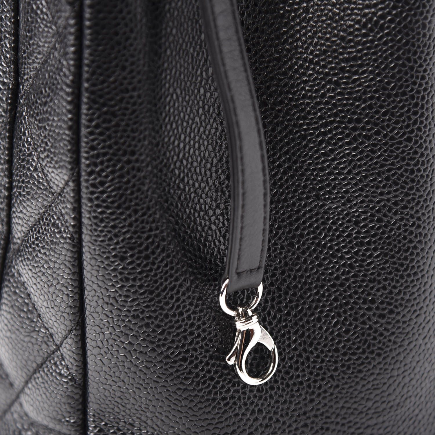 Chanel Caviar Quilted Grand Shopping Tote GST Black 10 of 11