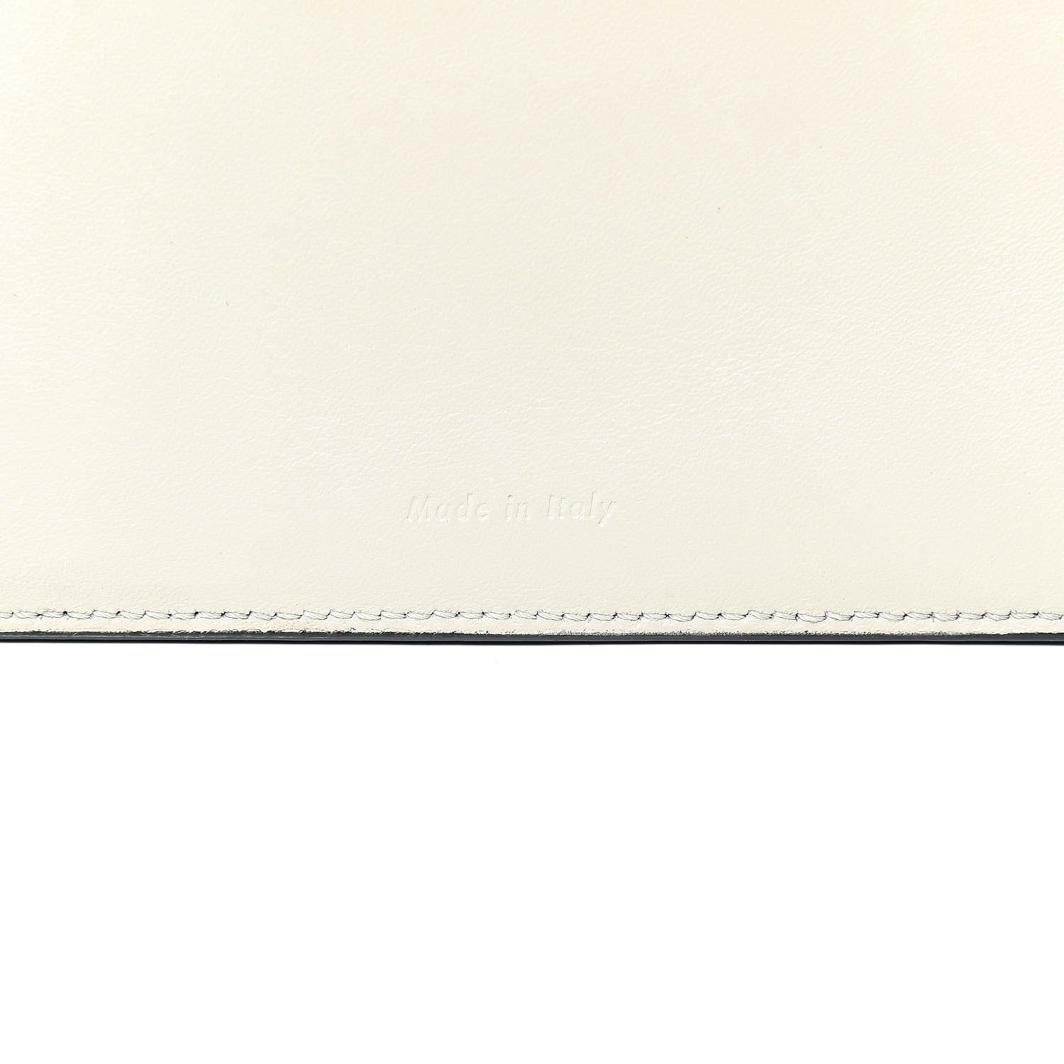 Celine Grained Calfskin Large Multifunction Strap Wallet Black Chalk 14 of 14