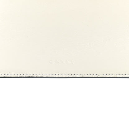 Celine Grained Calfskin Large Multifunction Strap Wallet Black Chalk 14 of 14
