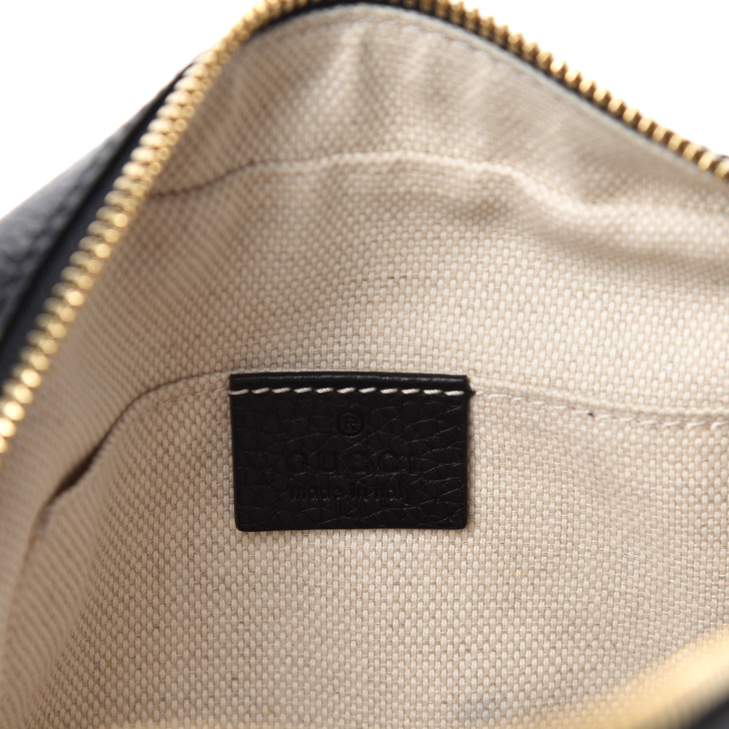 Gucci Pebbled Calfskin Small Soho Disco Bag Black 9 of 12