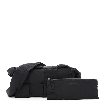 Bottega Veneta Nylon Intrecciato Padded Tech Cassette Bag Black 1 of 11