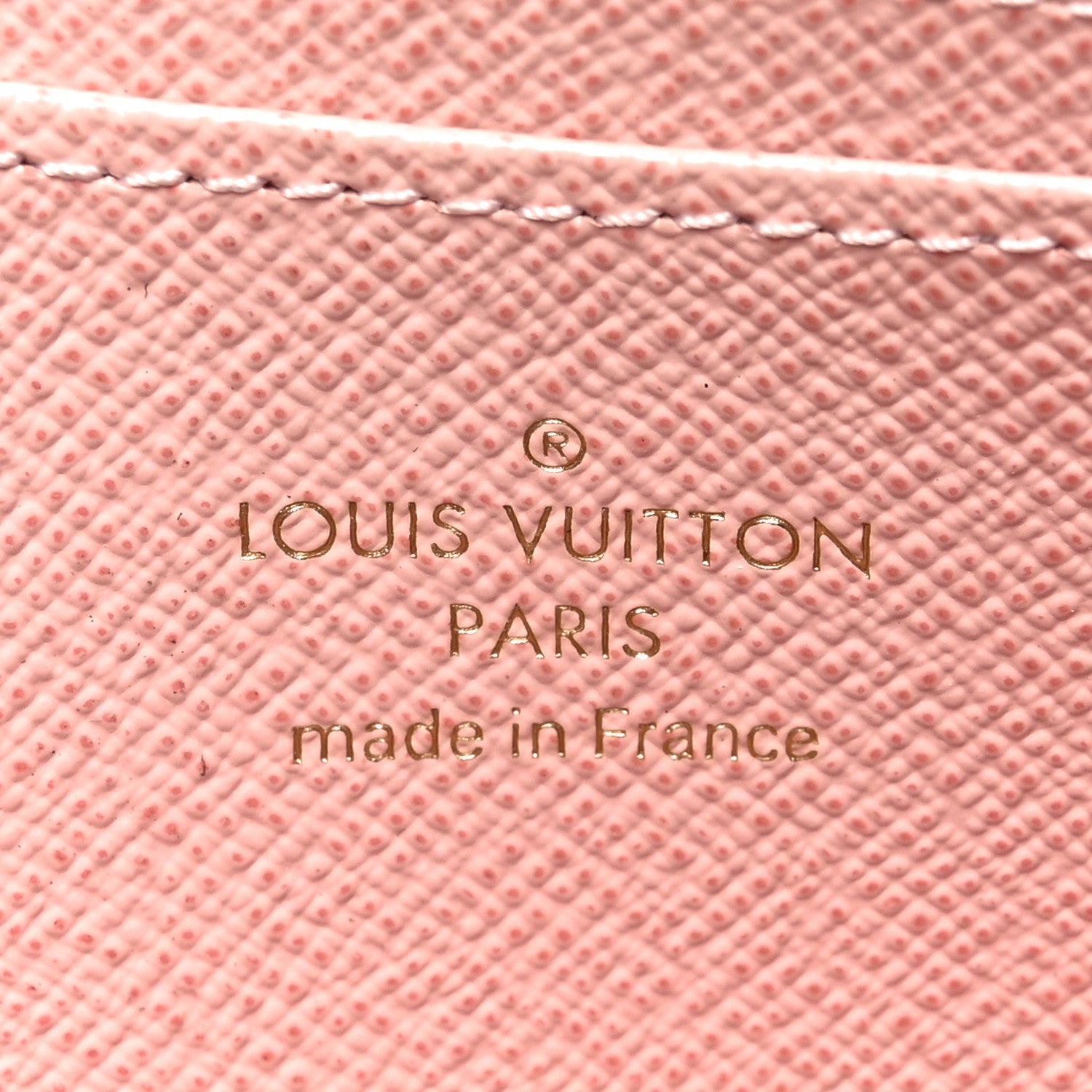 Louis Vuitton Damier Ebene Zippy Coin Purse Rose Ballerine 6 of 6