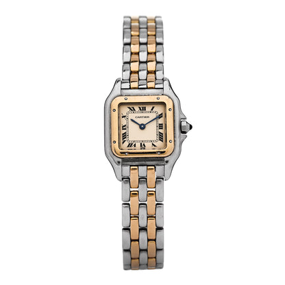 Cartier Stainless Steel 18K Yellow Gold 22mm Panthere Quartz Watch 1 of 5
