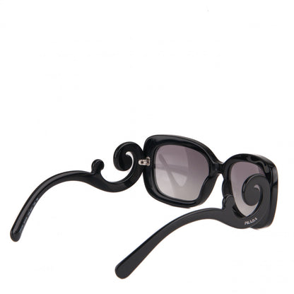 Prada Acetate Baroque Sunglasses SPR 27O Black 3 of 5