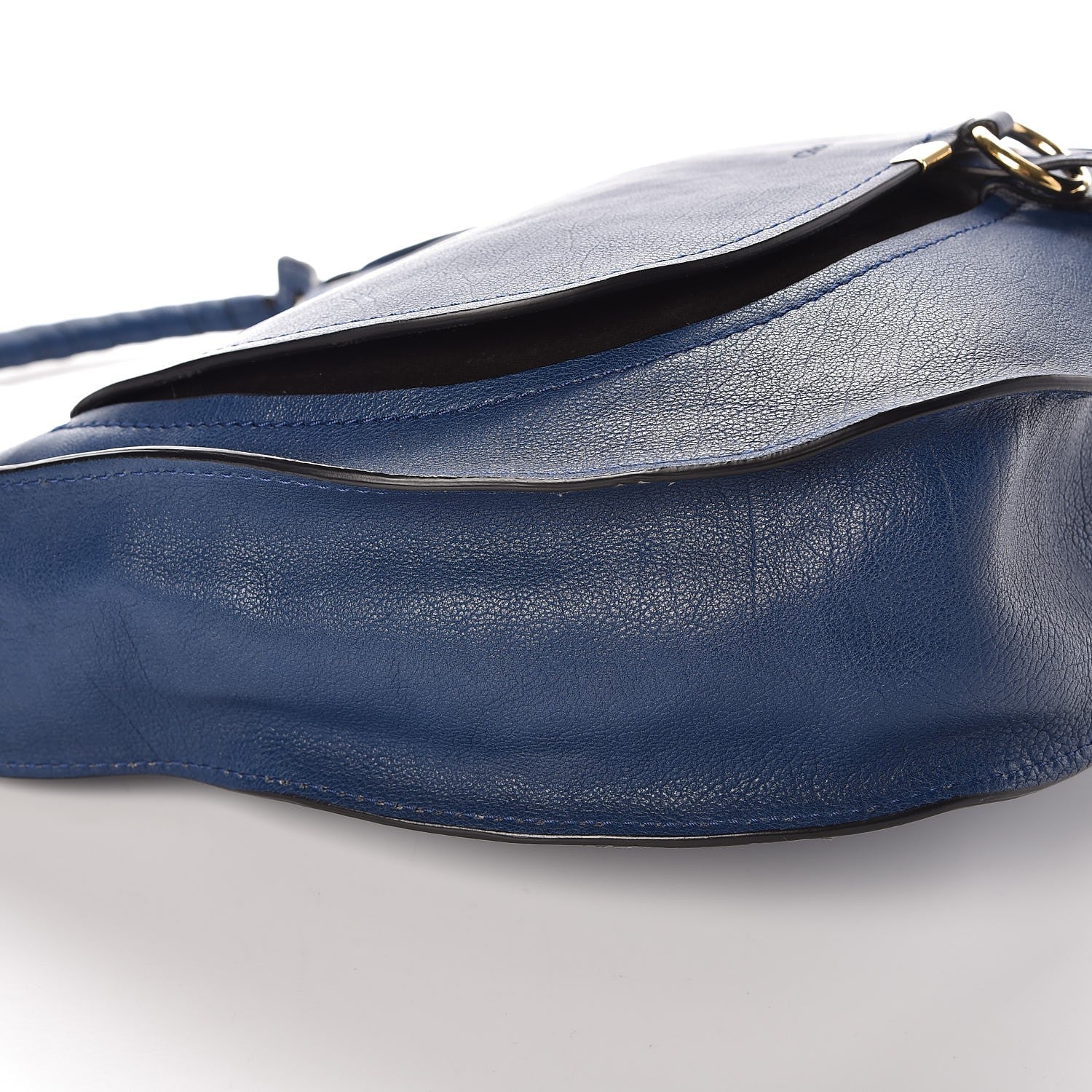 Chloe Calfskin Medium Marcie Nude Hobo Blue Velvet 9 of 10