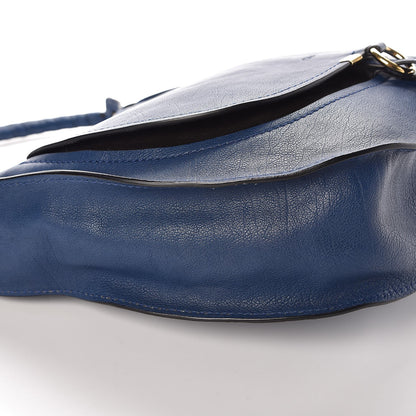 Chloe Calfskin Medium Marcie Nude Hobo Blue Velvet 9 of 10
