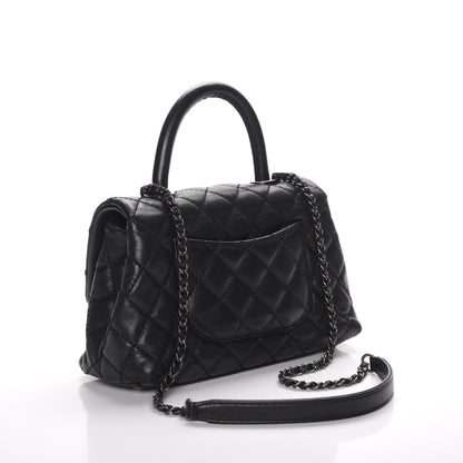 Chanel Caviar Quilted Mini Coco Handle Flap Black 3 of 8