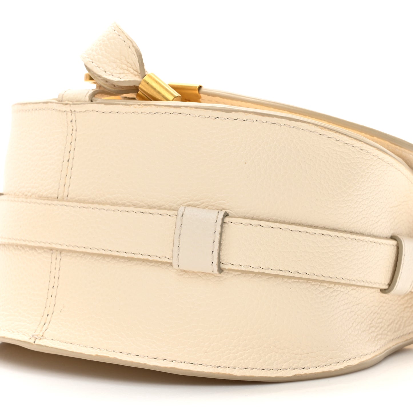 Grained Calfskin Small Marcie Saddle Bag