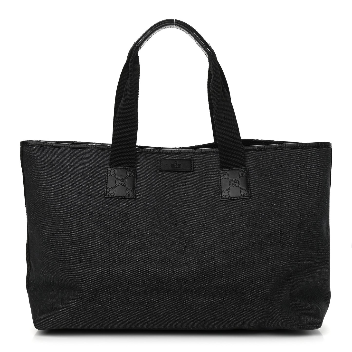Denim Guccissima Tote Black