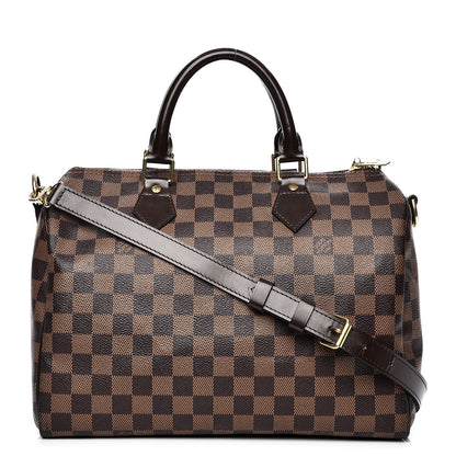 Louis Vuitton Damier Ebene Speedy Bandouliere 30 1 of 15
