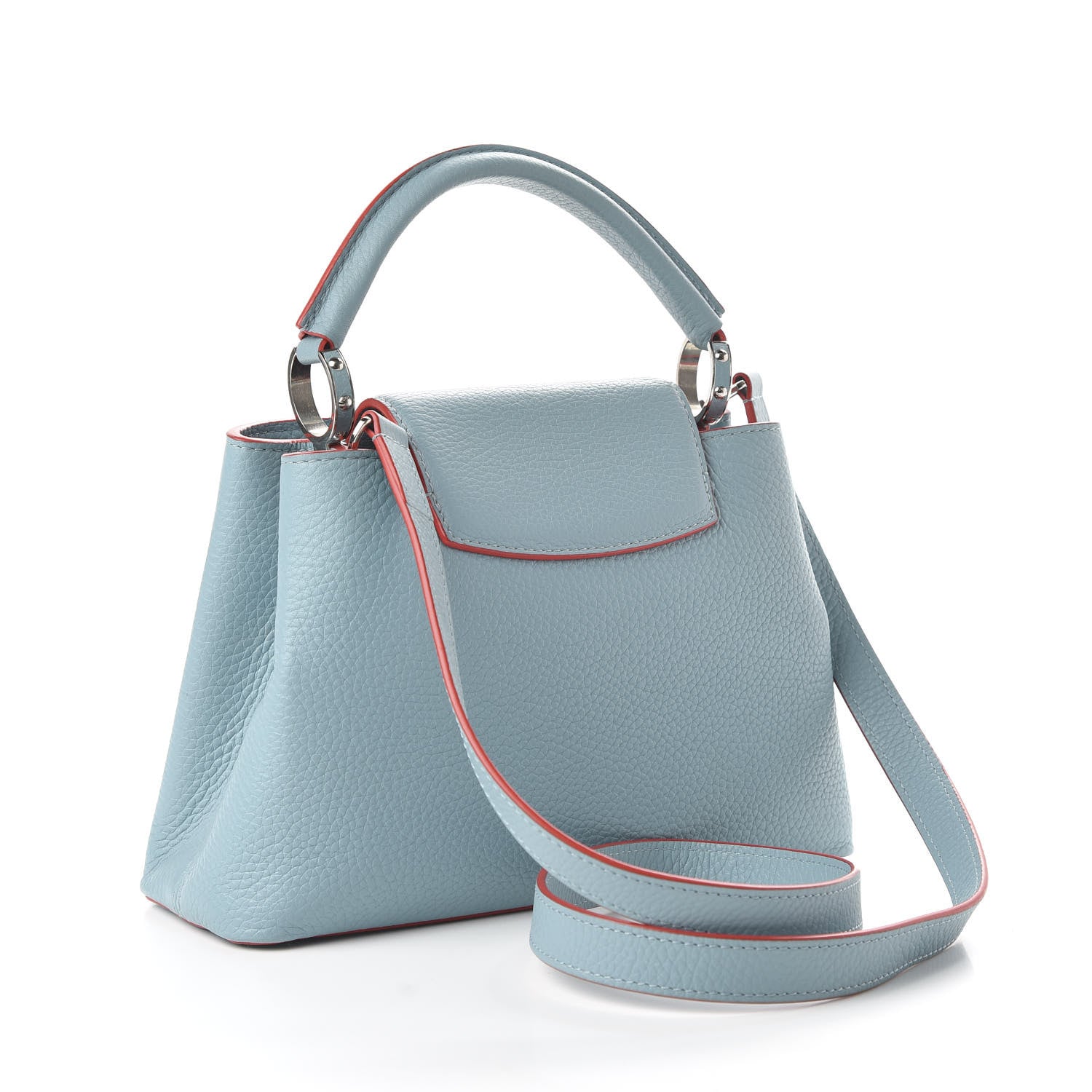 Louis Vuitton Taurillon Capucines BB Ciel 4 of 11