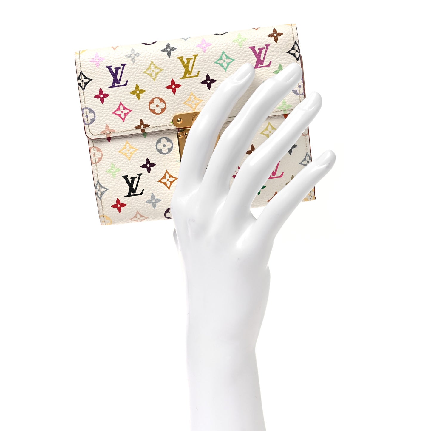 Monogram Multicolor Koala Wallet White